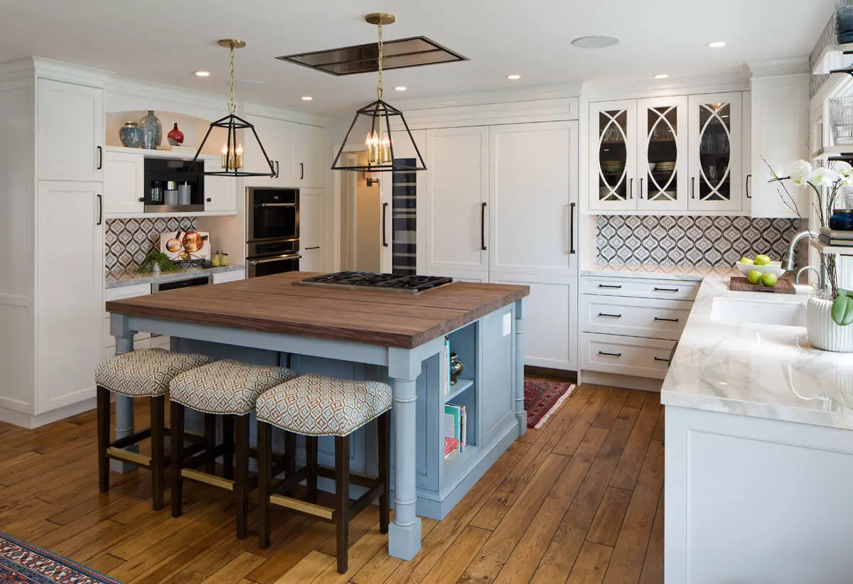 Architectural detail and material selection &mdash; La Jolla Custom Wood-Mode Kitchen Remodel