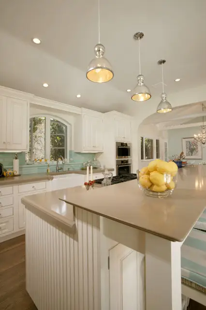 Beach Transitional Custom Residential Remodel &mdash; custom cabinetry detail