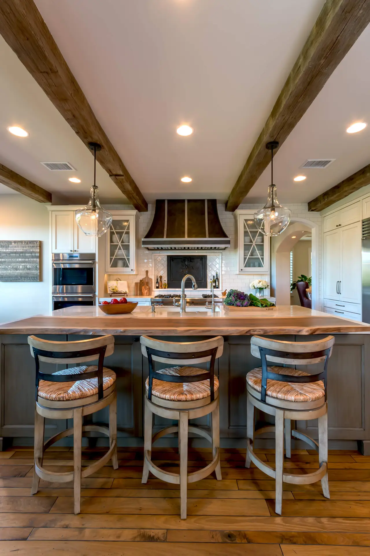 Carmel Valley Traditional &mdash; custom cabinetry detail
