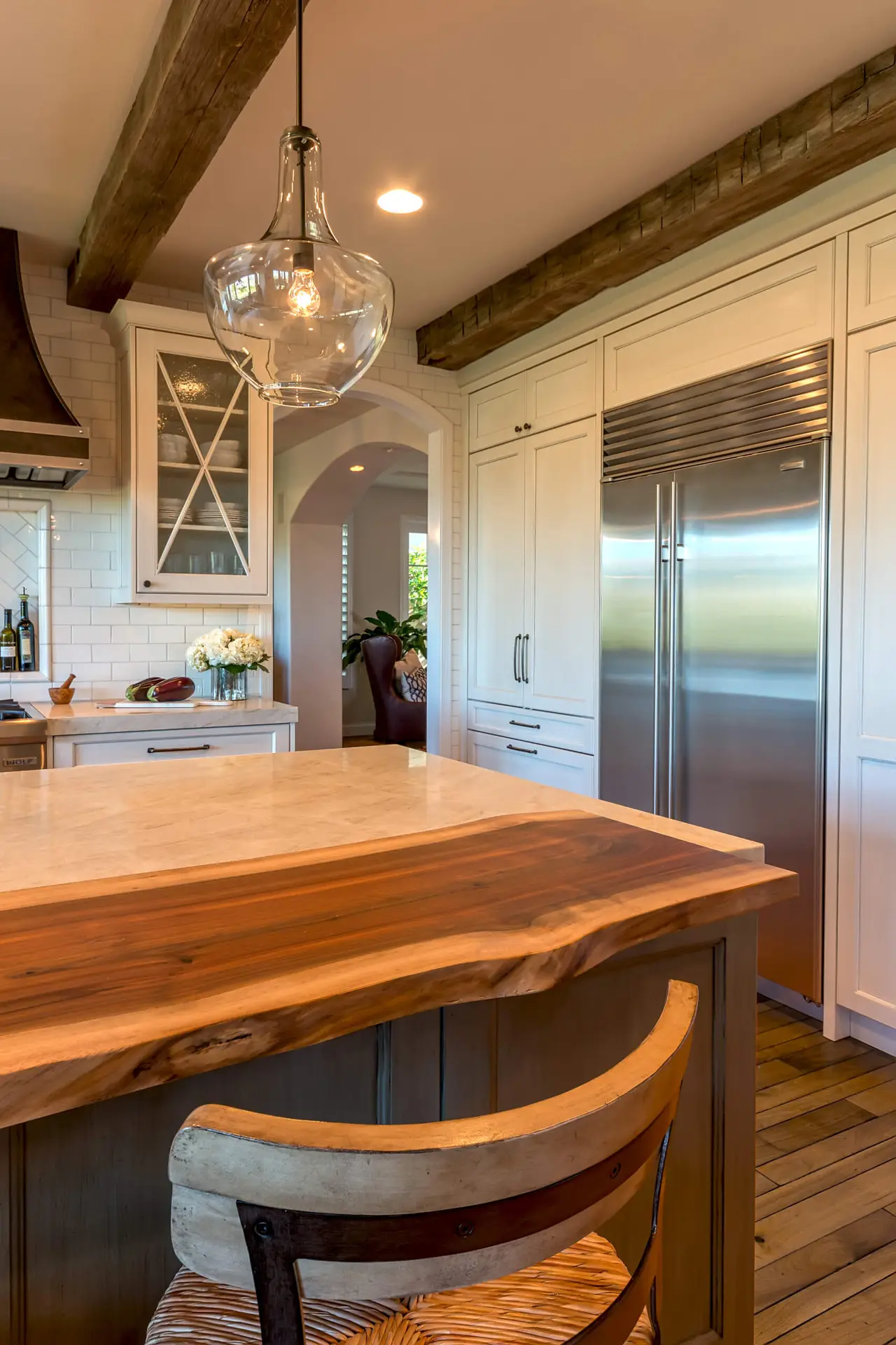 High-End European-Style Kitchen in Los Angeles with Cus