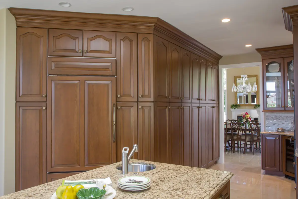 Traditional Rancho Santa Fe Custom Remodel &mdash; custom cabinetry detail