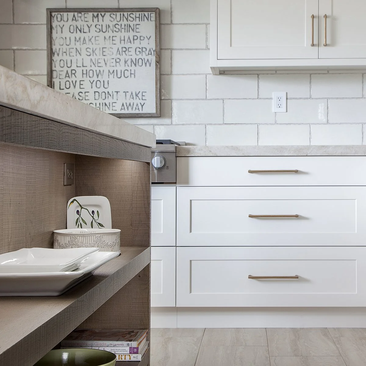 Custom Kitchen Carlsbad &mdash; countertop and backsplash