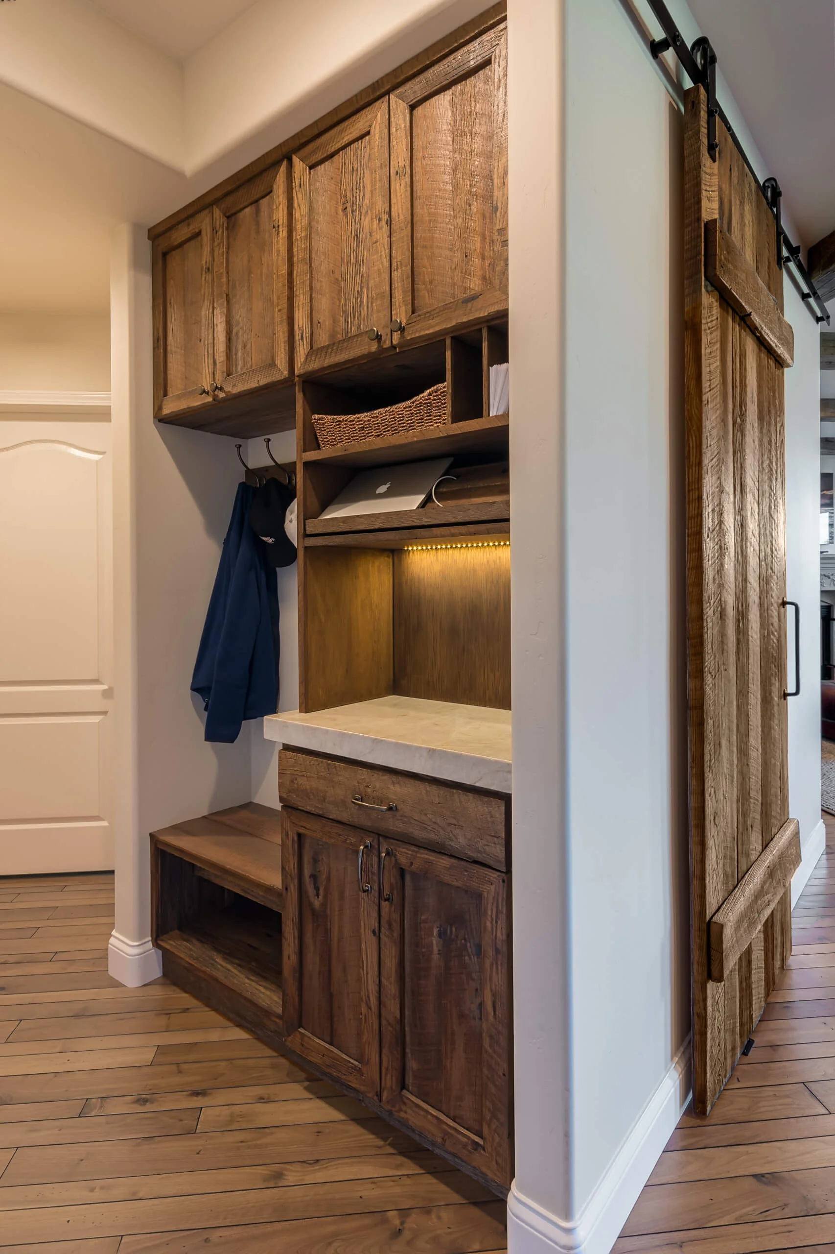 Carmel Valley Traditional &mdash; custom cabinetry detail
